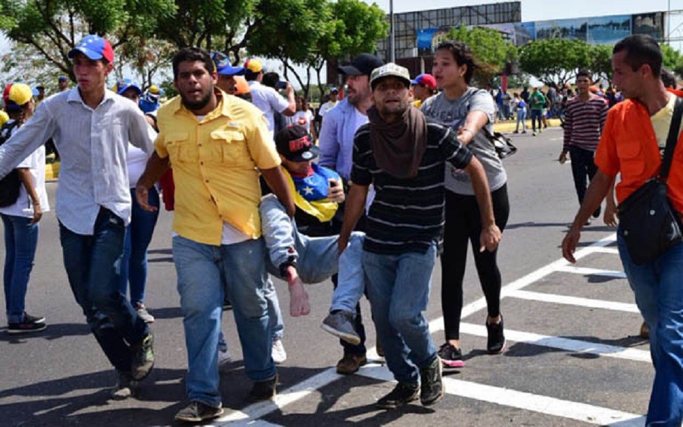 Cinco Heridos En Maracaibo Durante La Toma De Venezuela