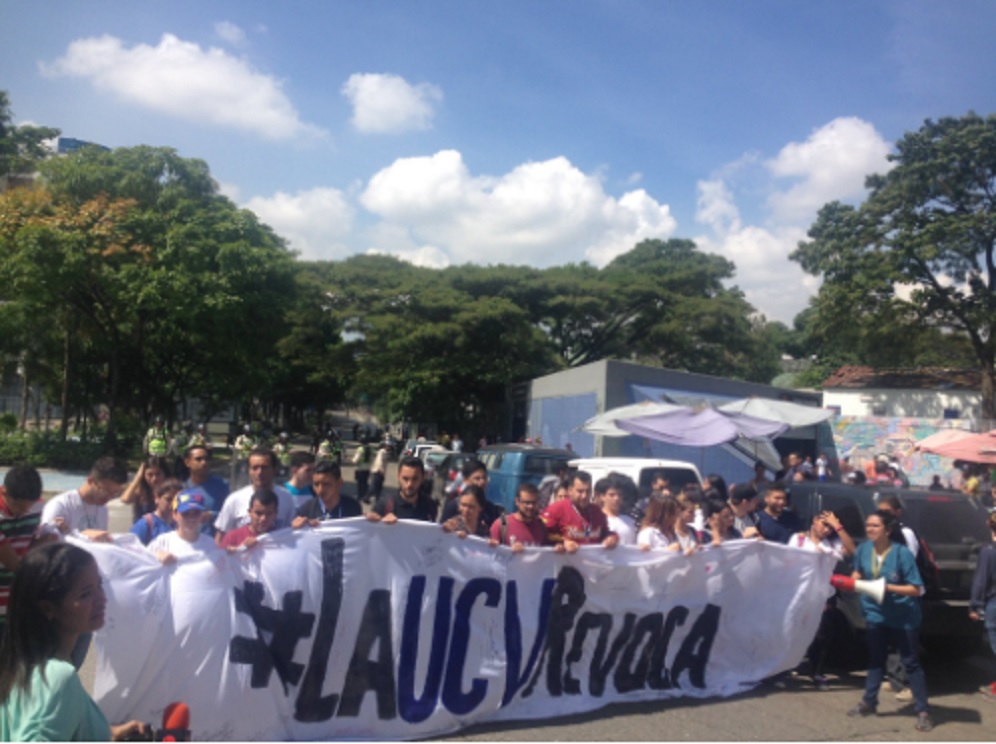 UCV PROTESTA